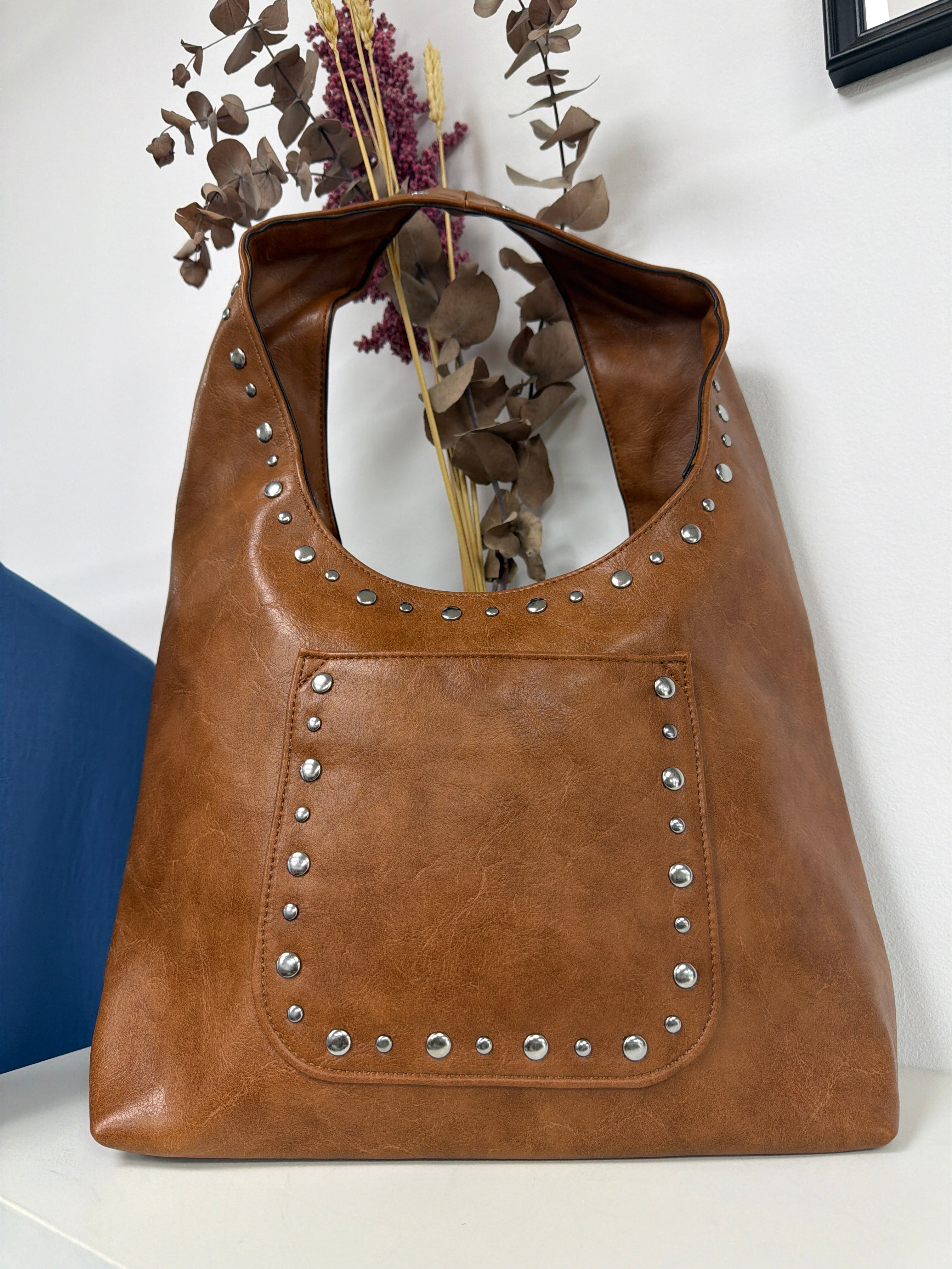 Bolso Tachuelas Marrón