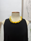 Collar Perlado Amarillo