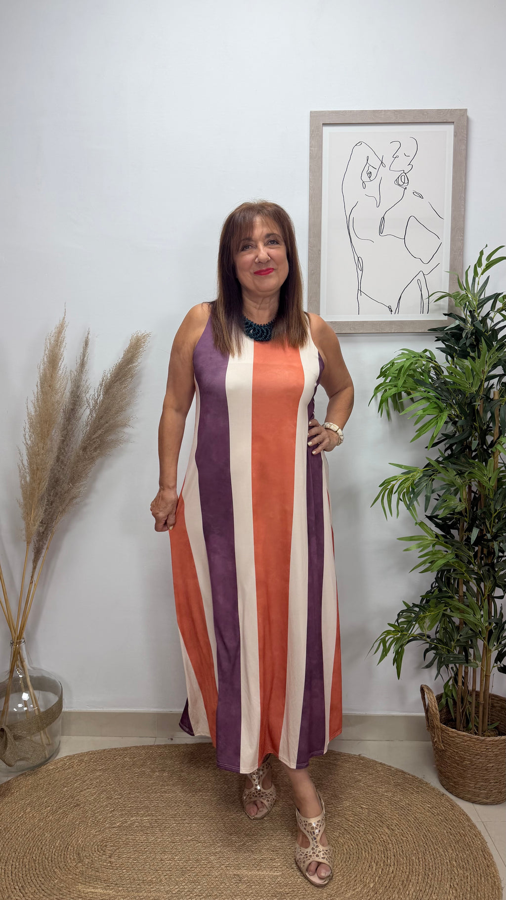 Vestido Nasha Caldera-Berengena