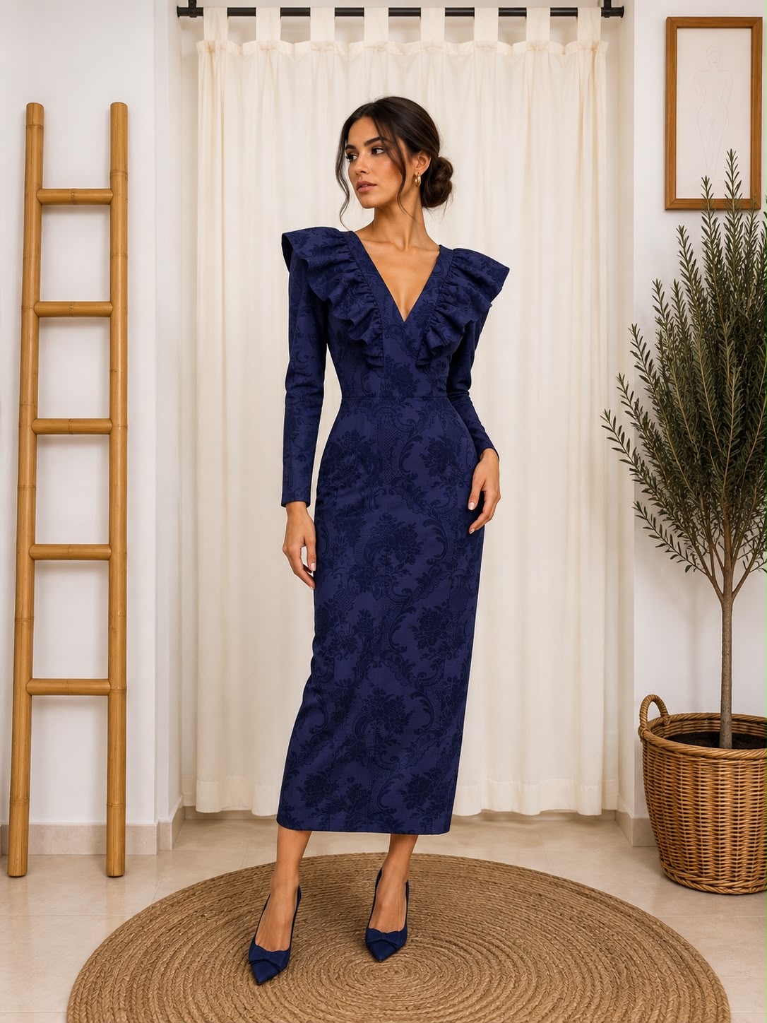 Vestido Brocado