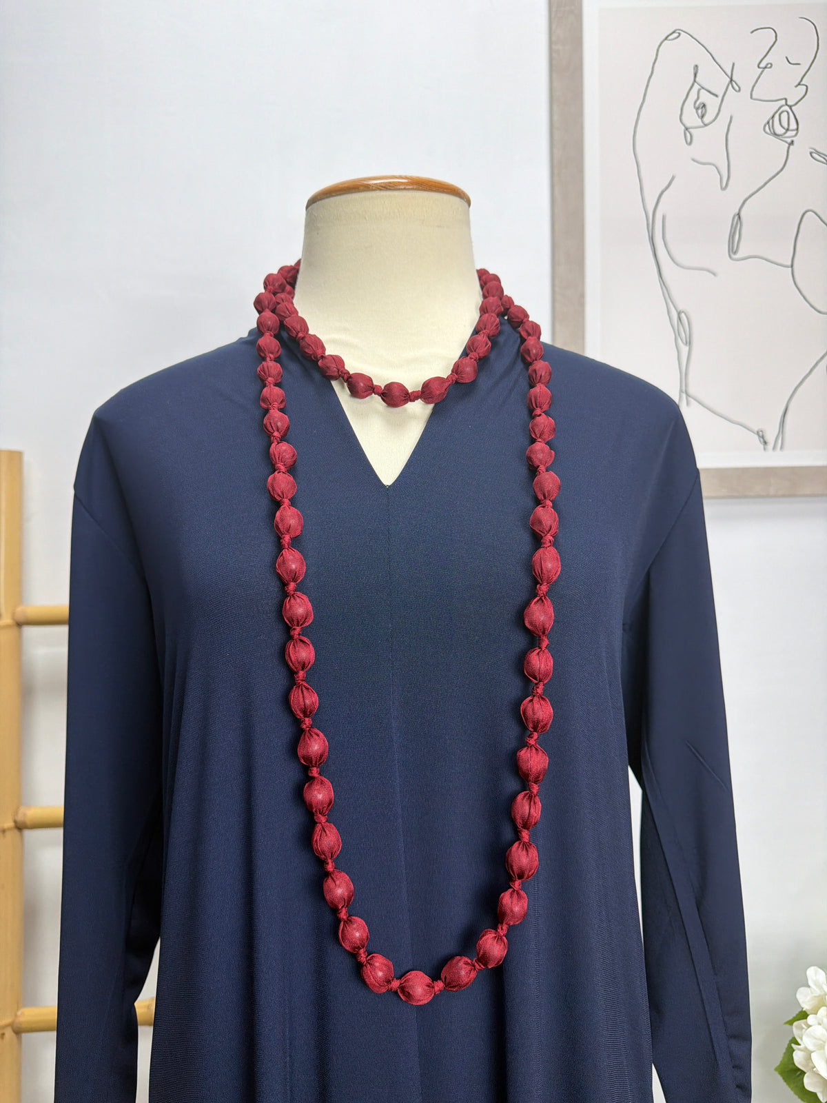 Collar Caramelo Burdeos