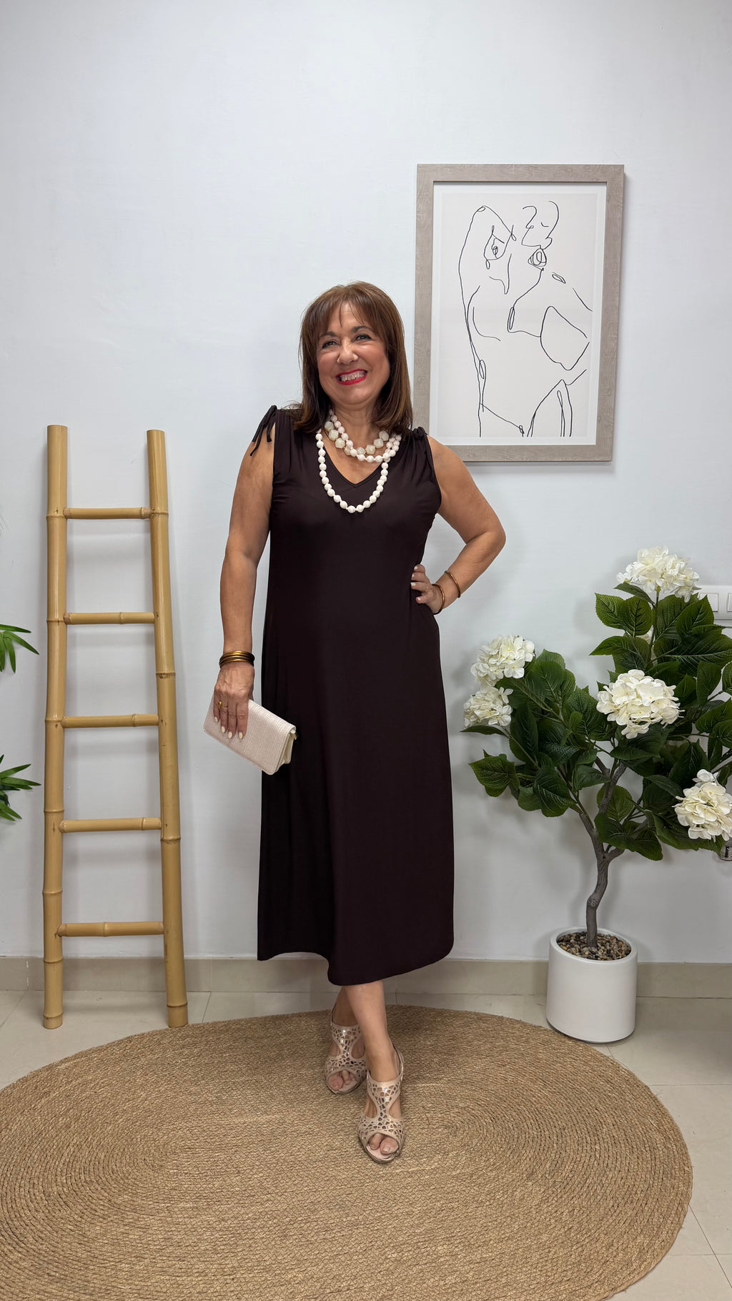 Vestido Rita Marrón
