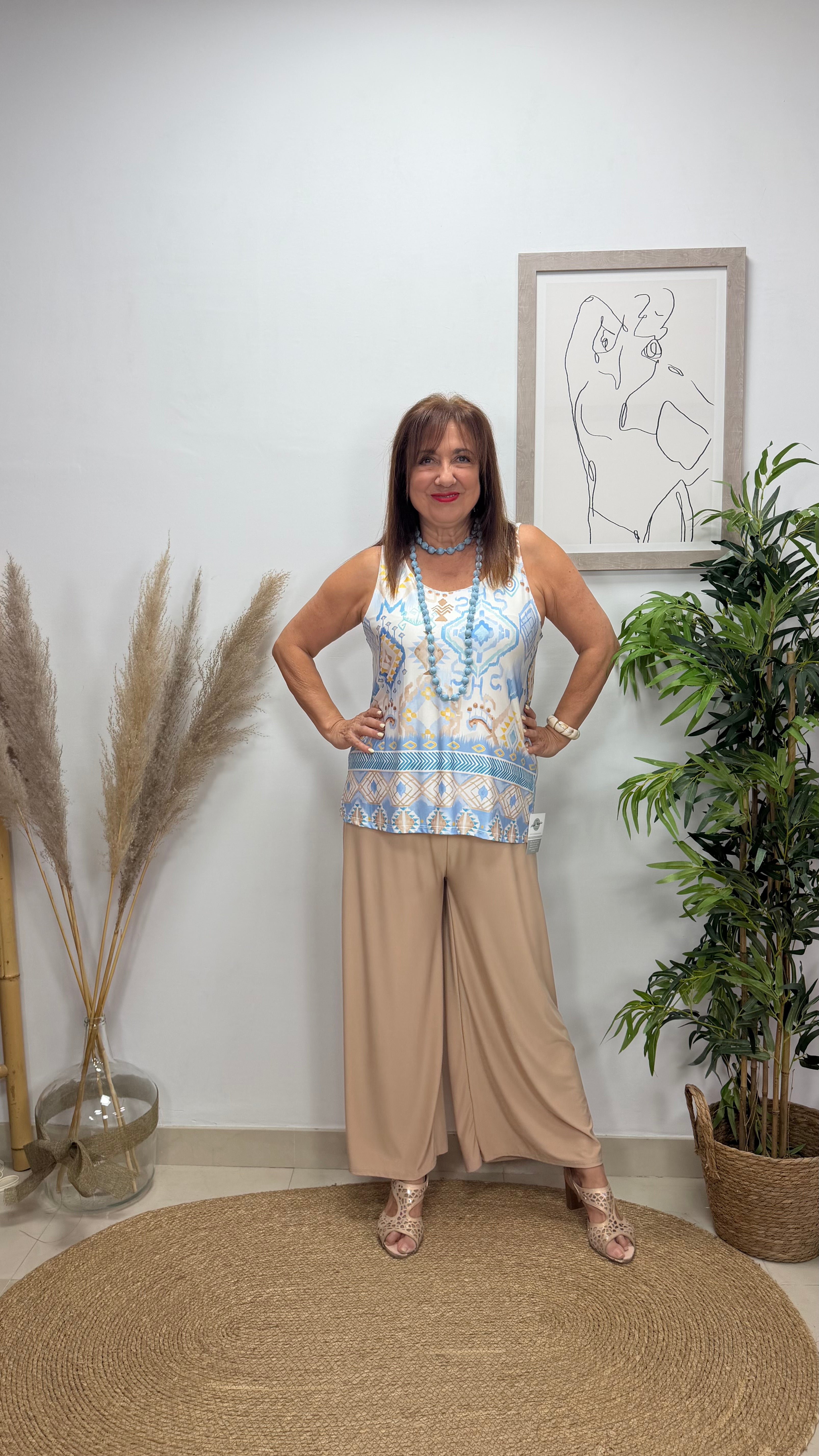 Blusa Zius Celeste