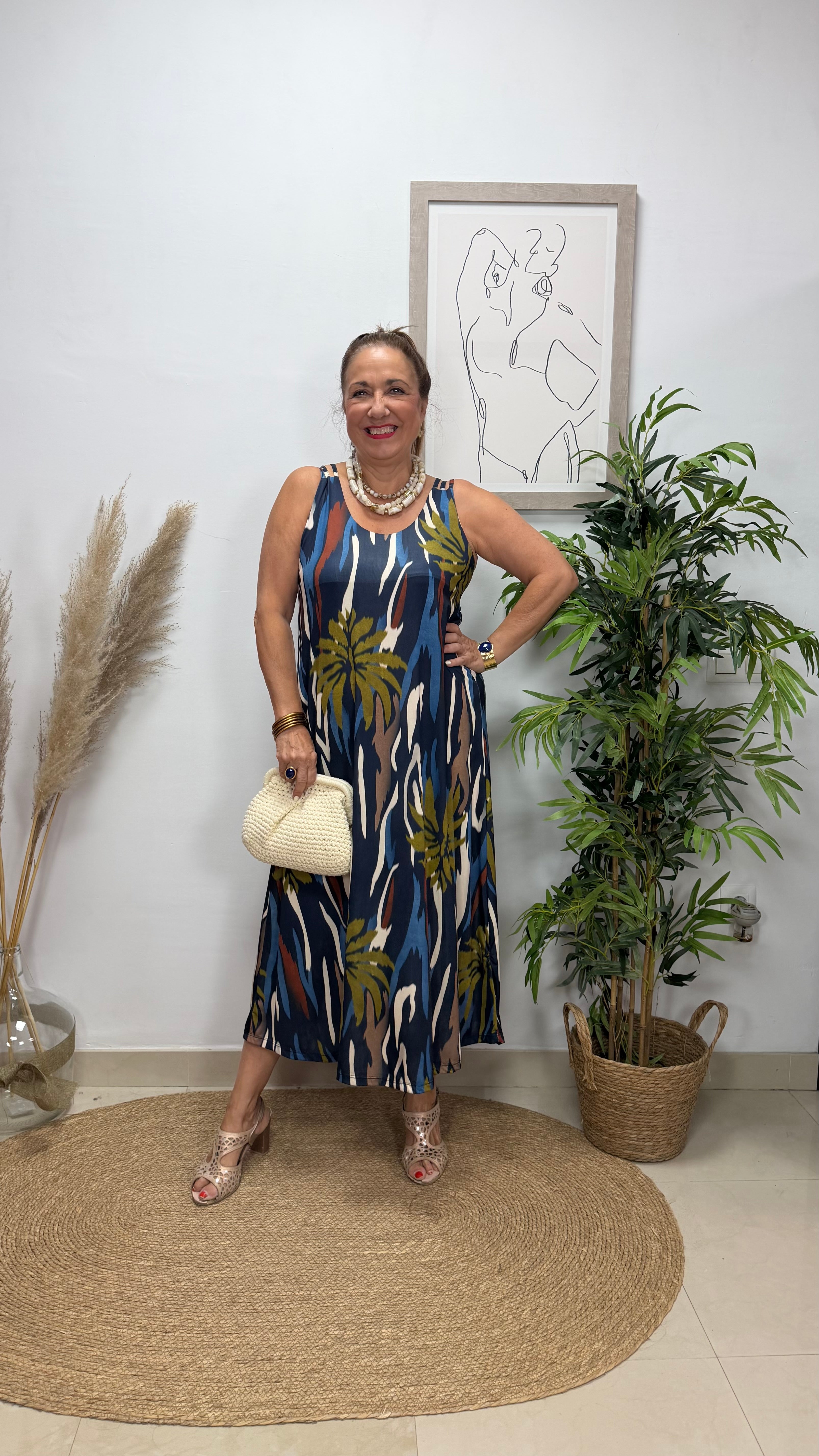 Vestido Hollywood Azul