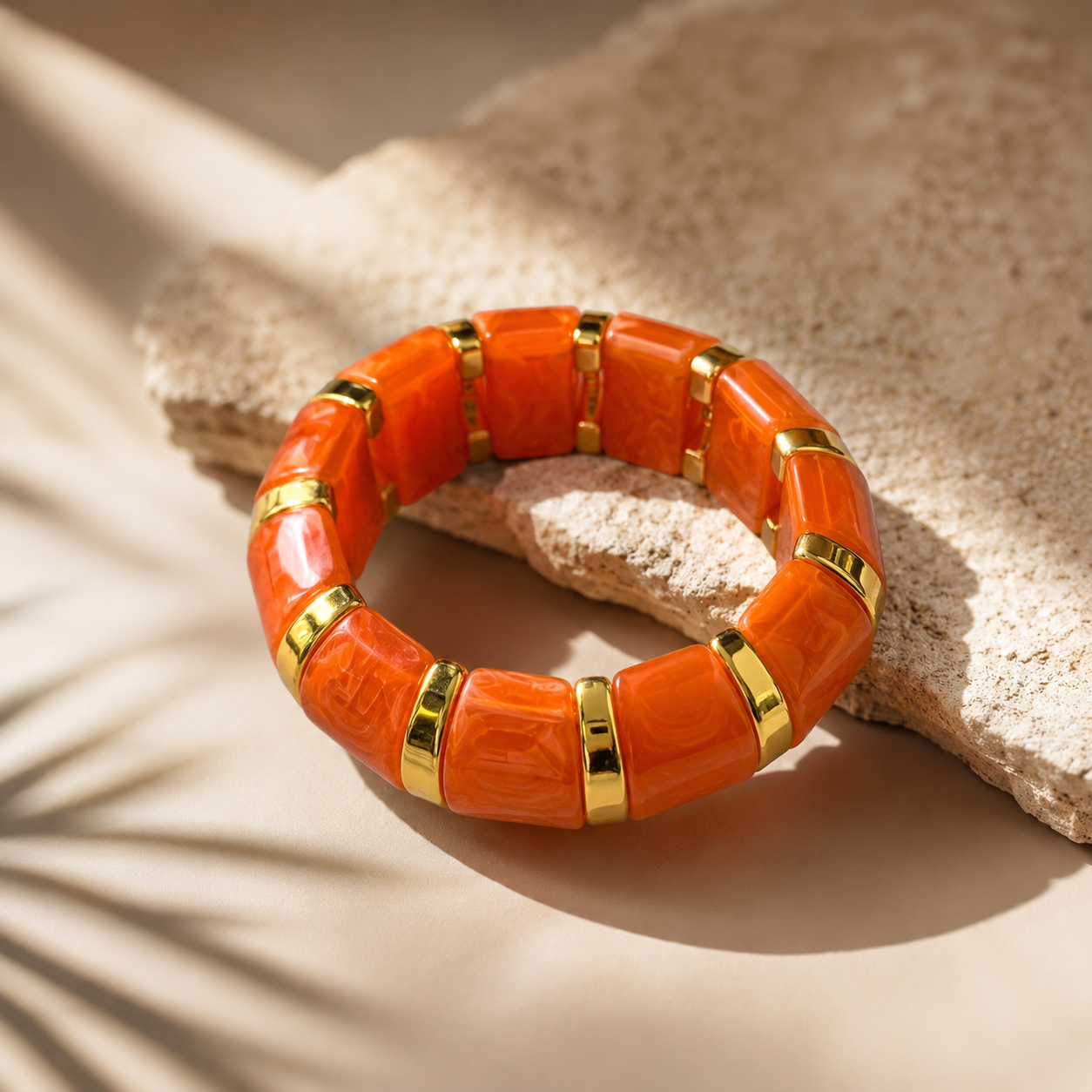 Pulsera Elástica Naranja