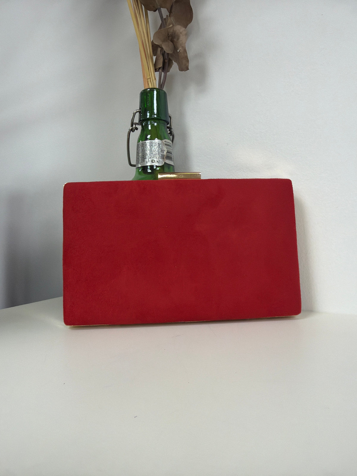 Cartera Terciopelo Rojo