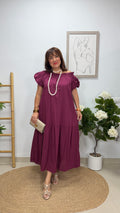 Vestido Monterrey Burdeos