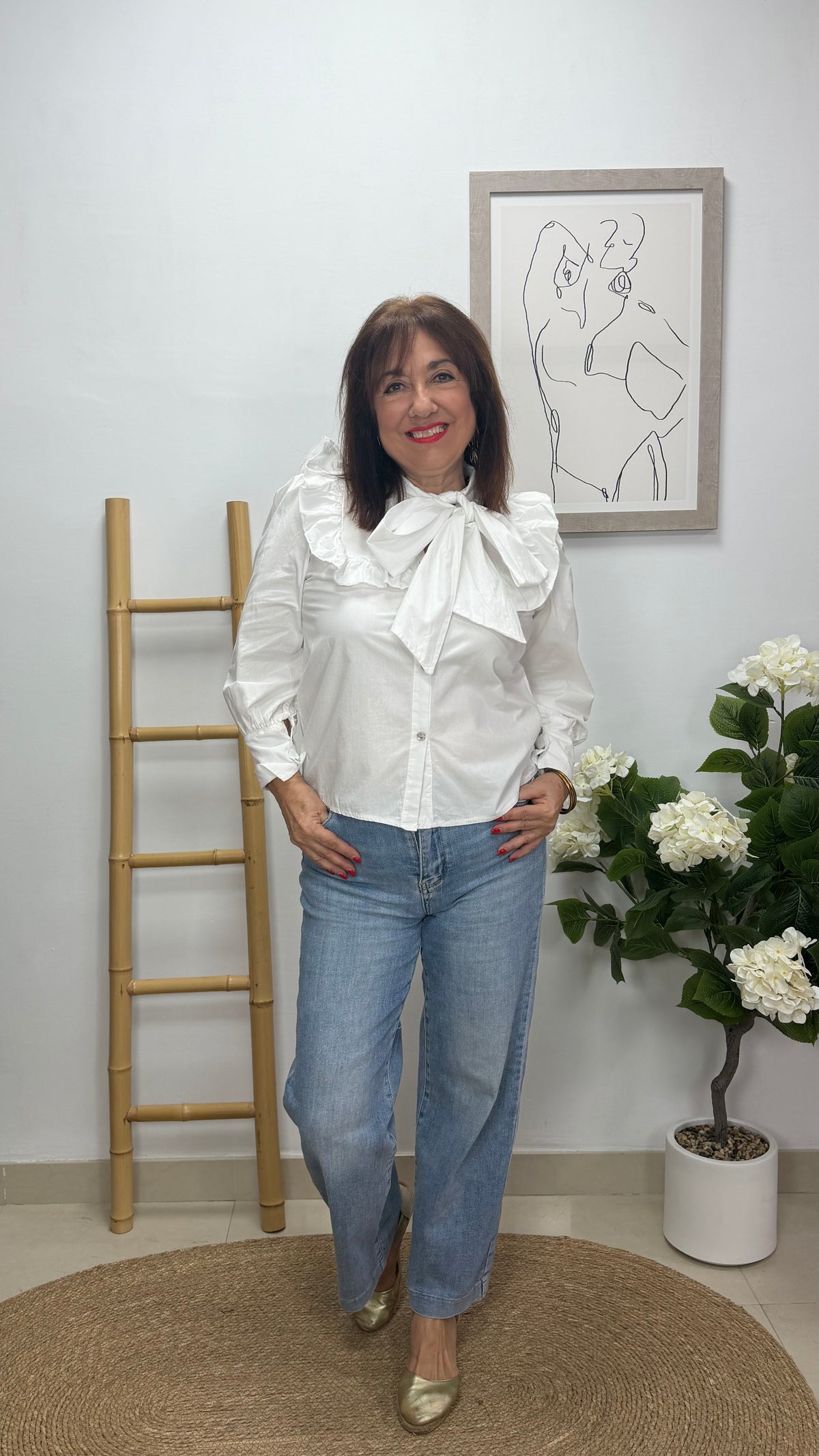 Blusa Baberola Blanco