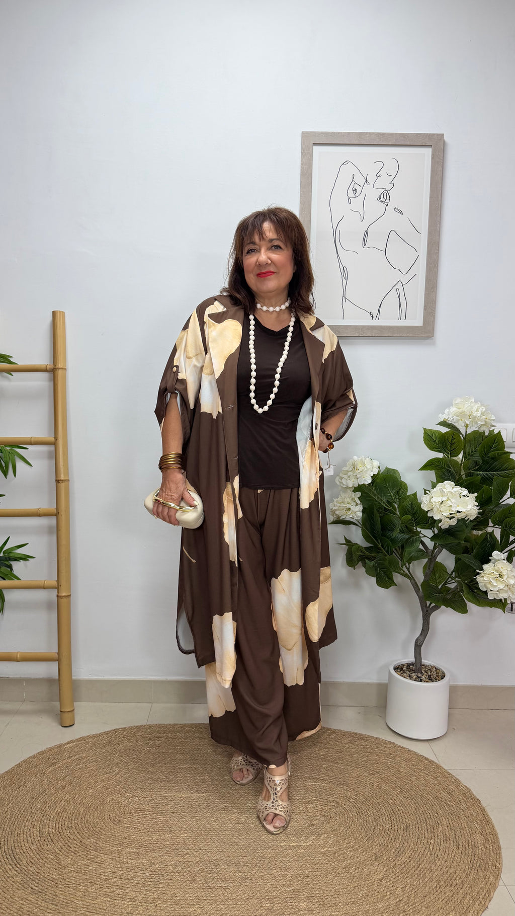 Conjunto Amapola Marrón