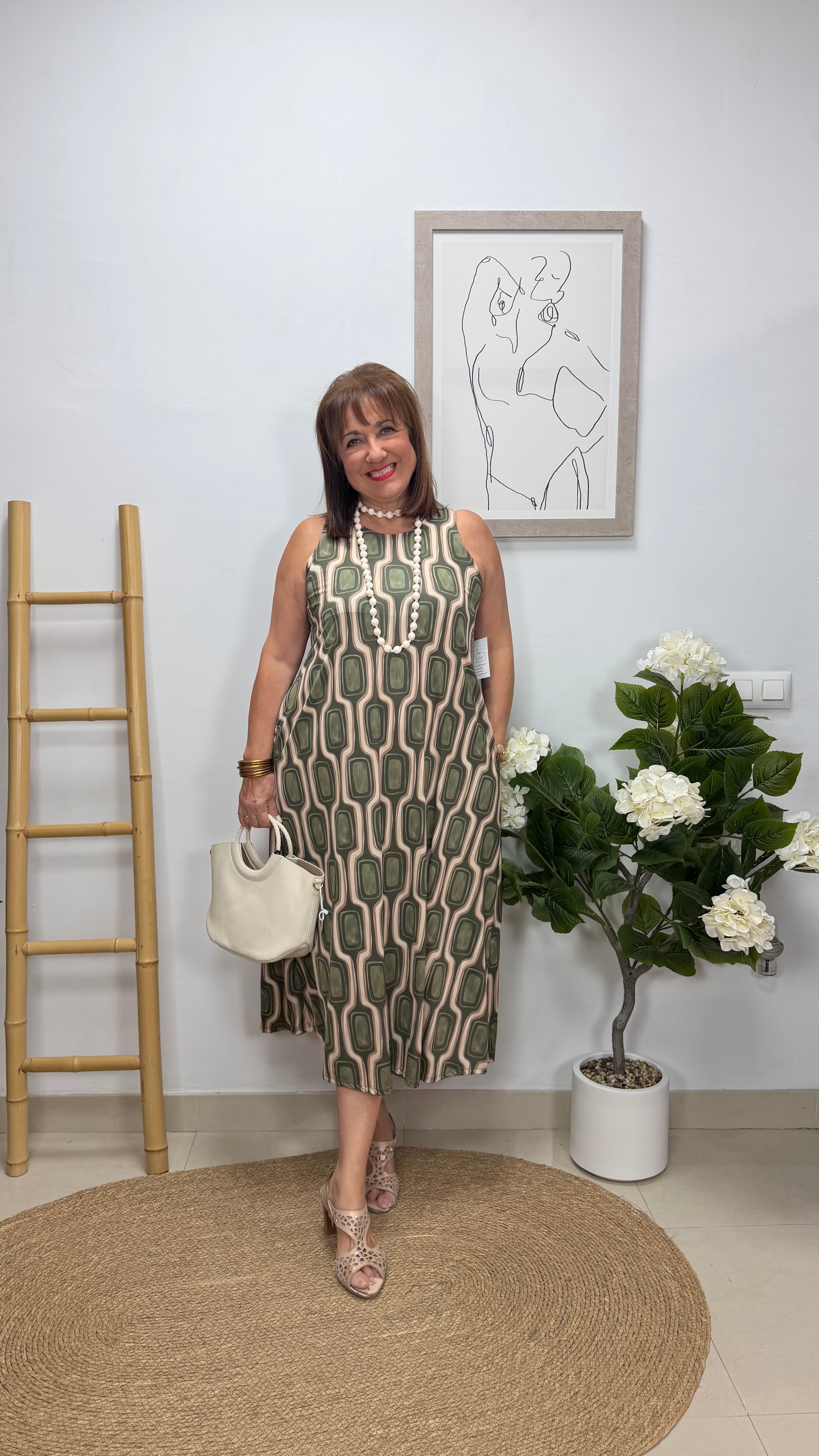 Vestido Argel Verde