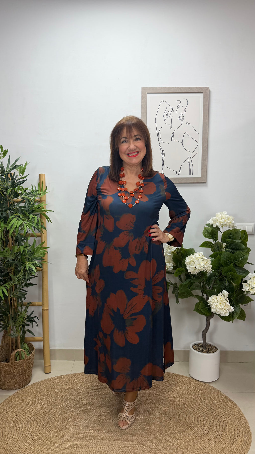 Vestido Orquídea 2 Azul