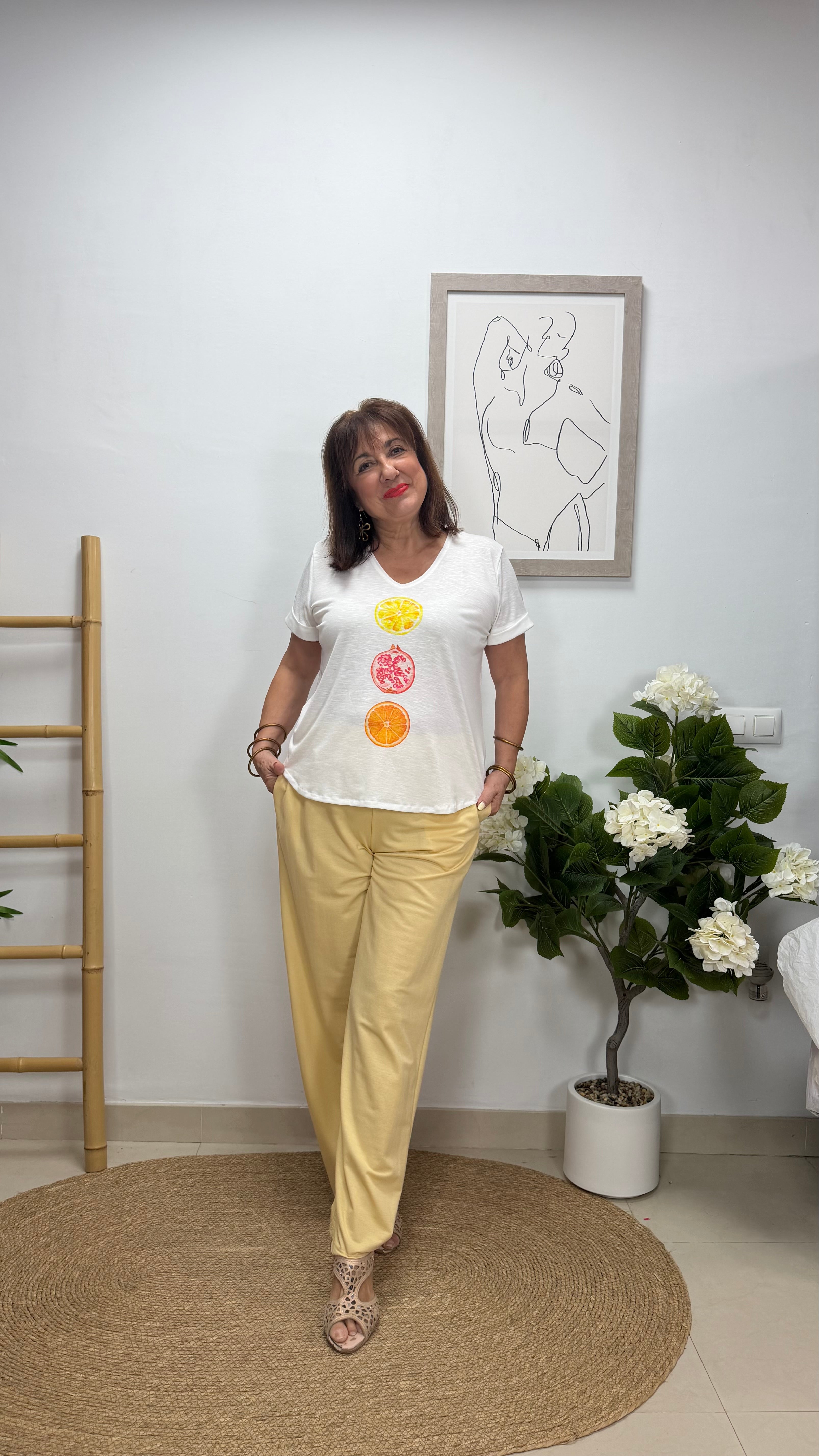 Pantalón Jogger Amarillo