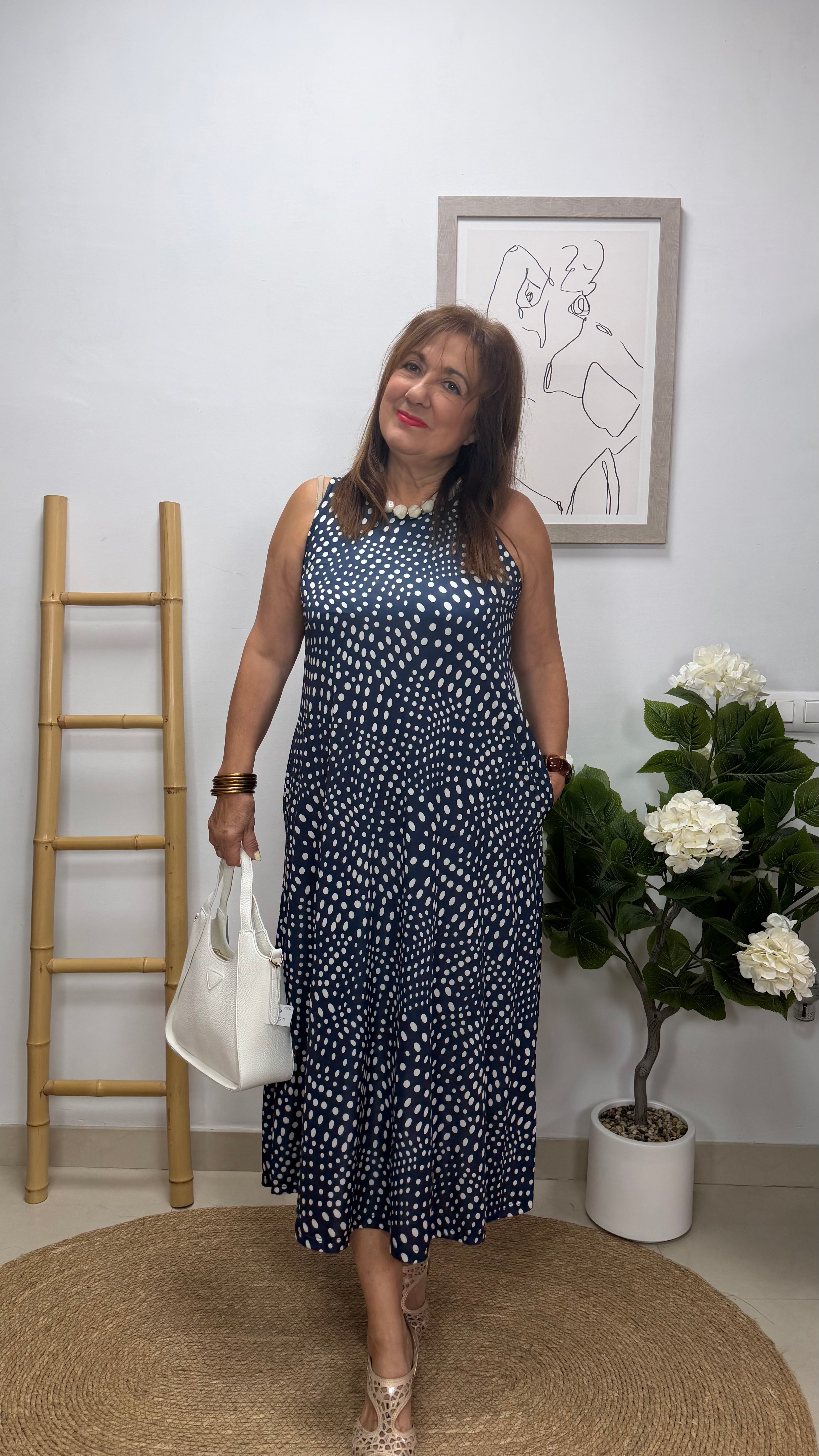 Vestido Lunar Azul