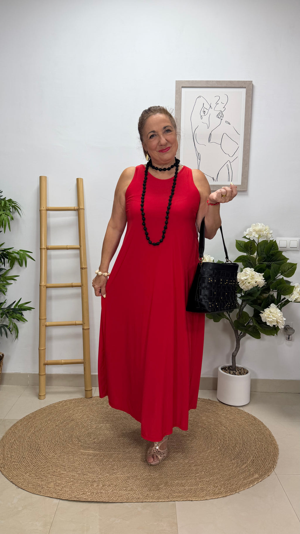 Vestido Estrella Rojo