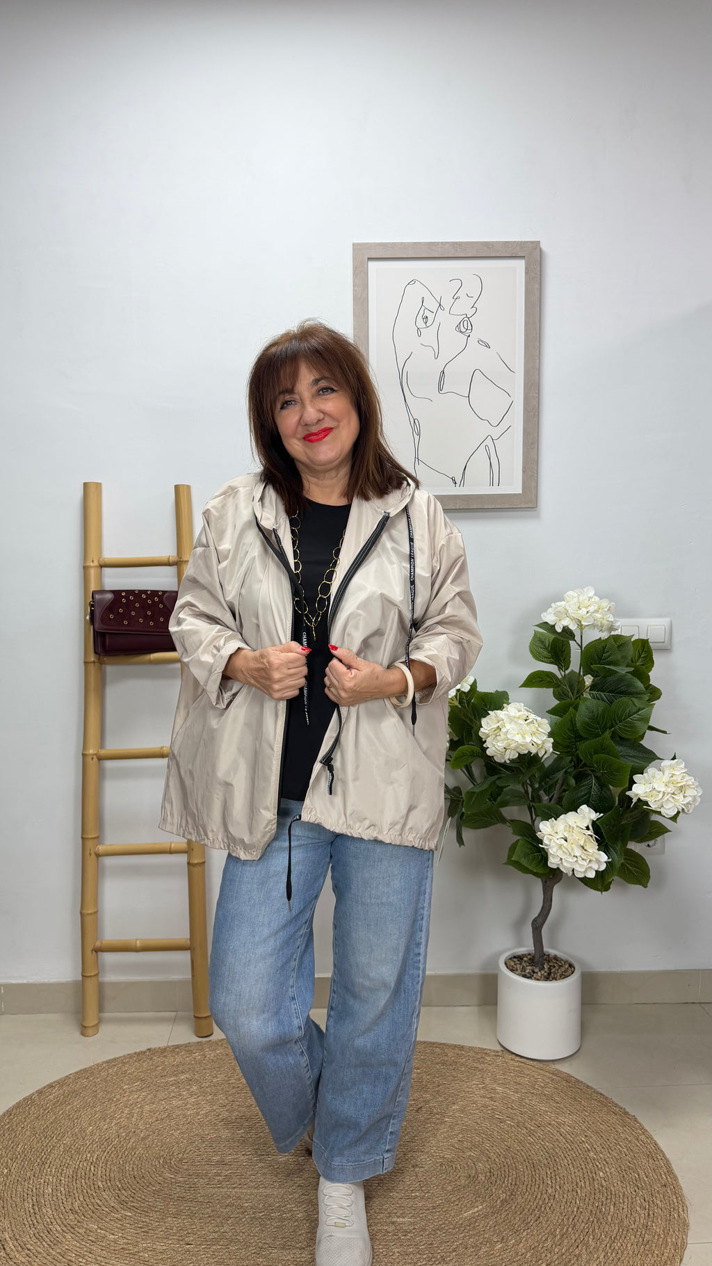 Cortavientos Beige