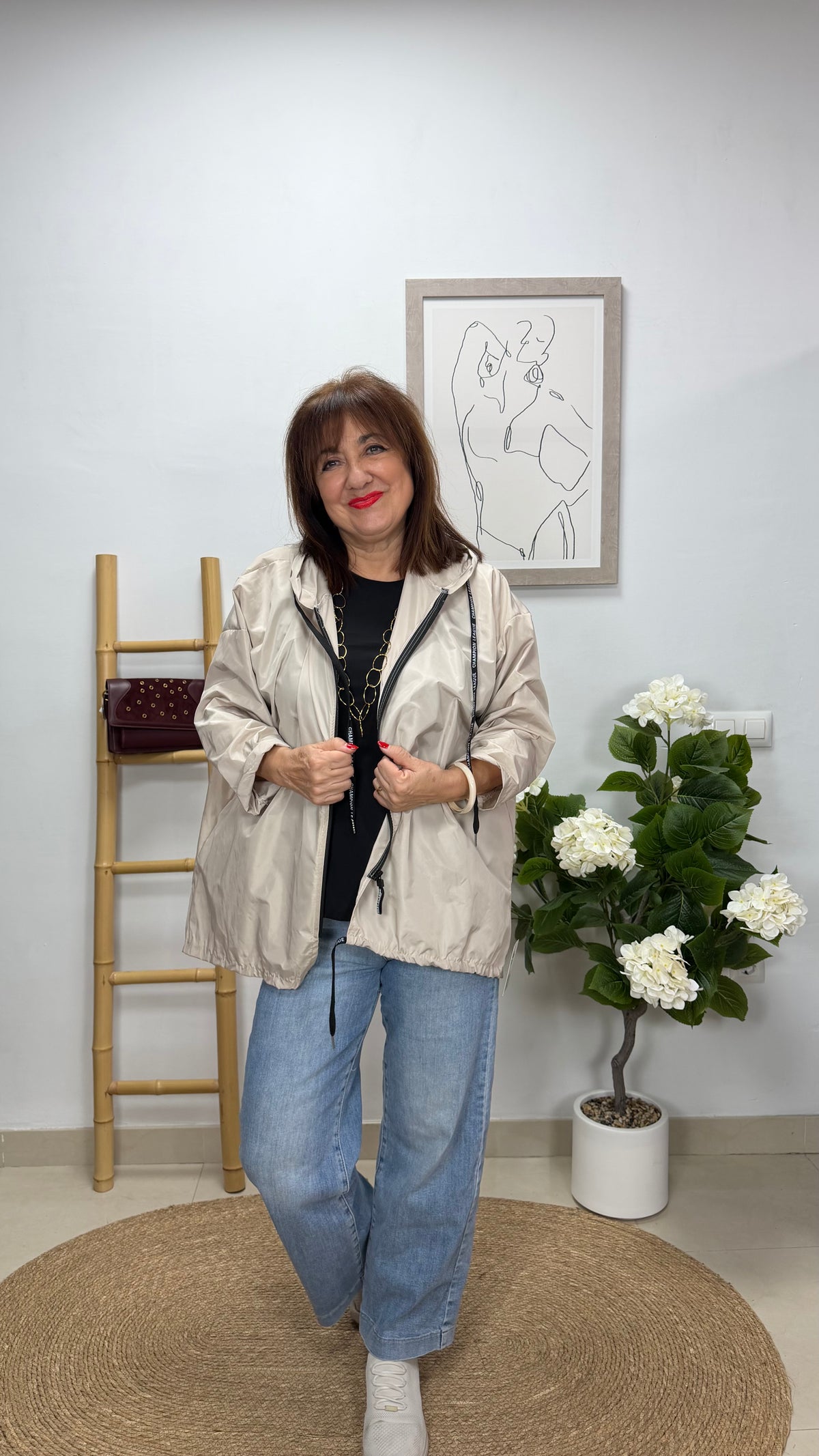 Cortavientos Beige