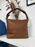 Bolso Trenzado Mediano Camel