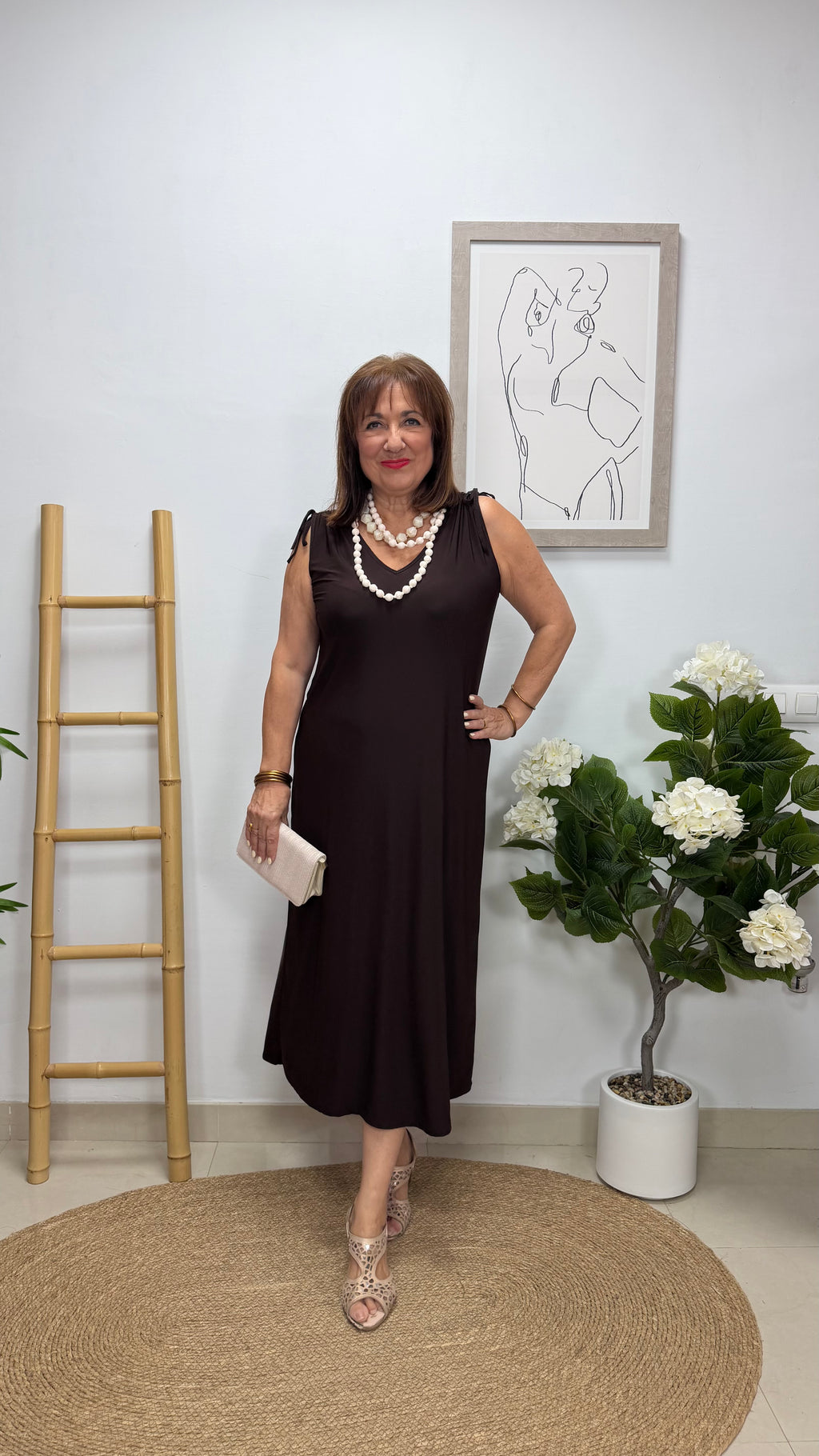 Vestido Rita Marrón