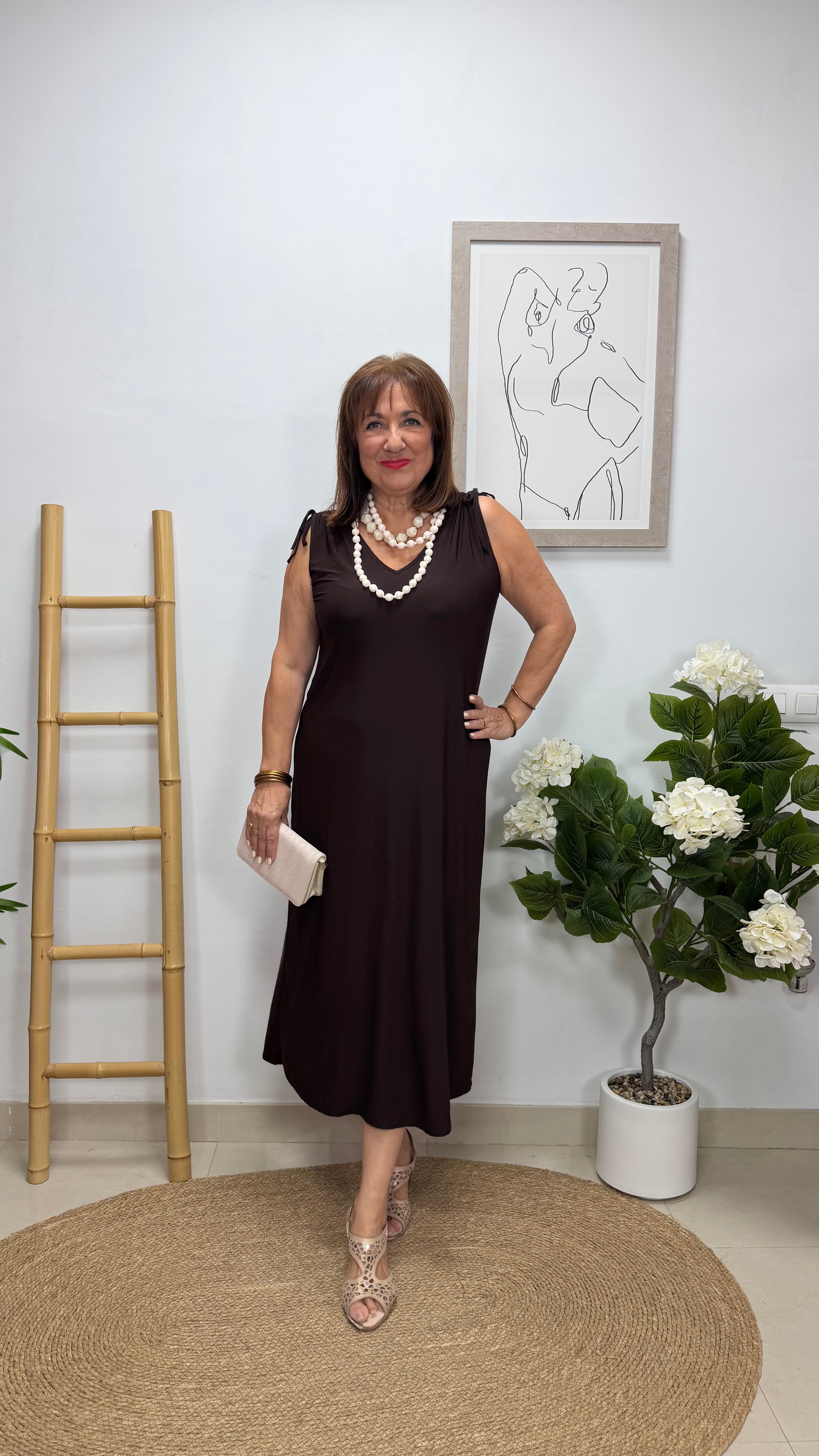 Vestido Rita Marrón