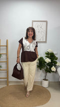 Blusa Chantra Marrón