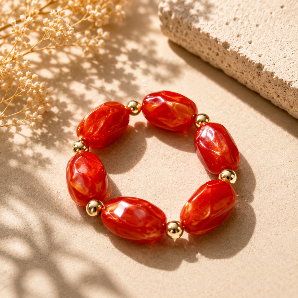Pulsera Afrodita Roja