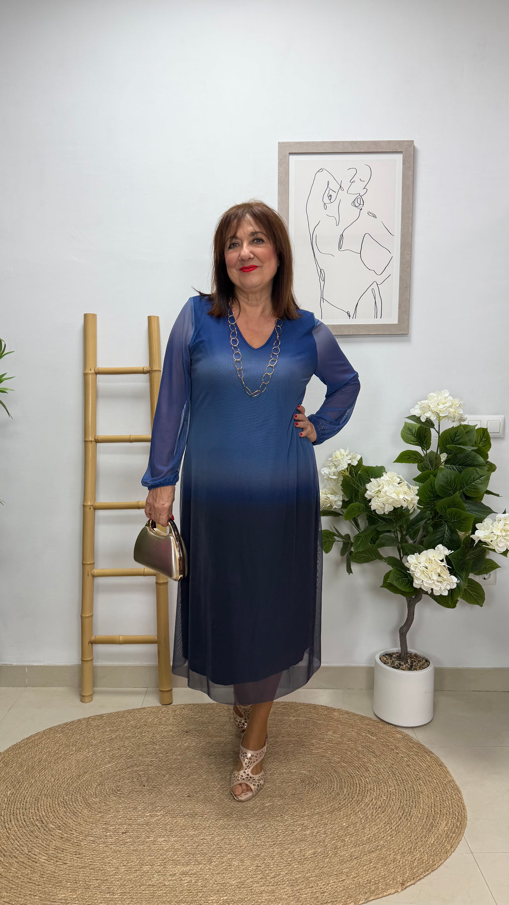Vestido Nara Azul