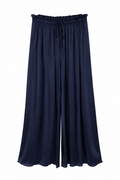 Pantalón Satén Azul Marino