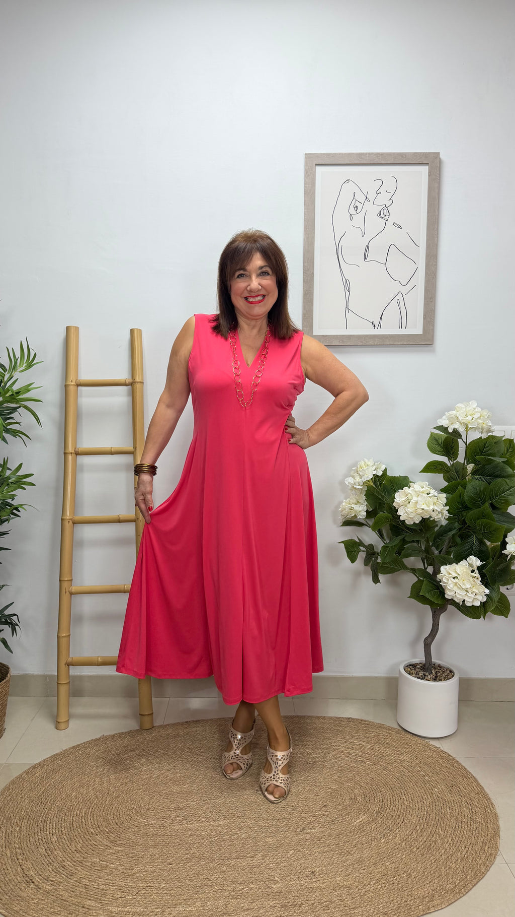 Vestido Lowell Coral