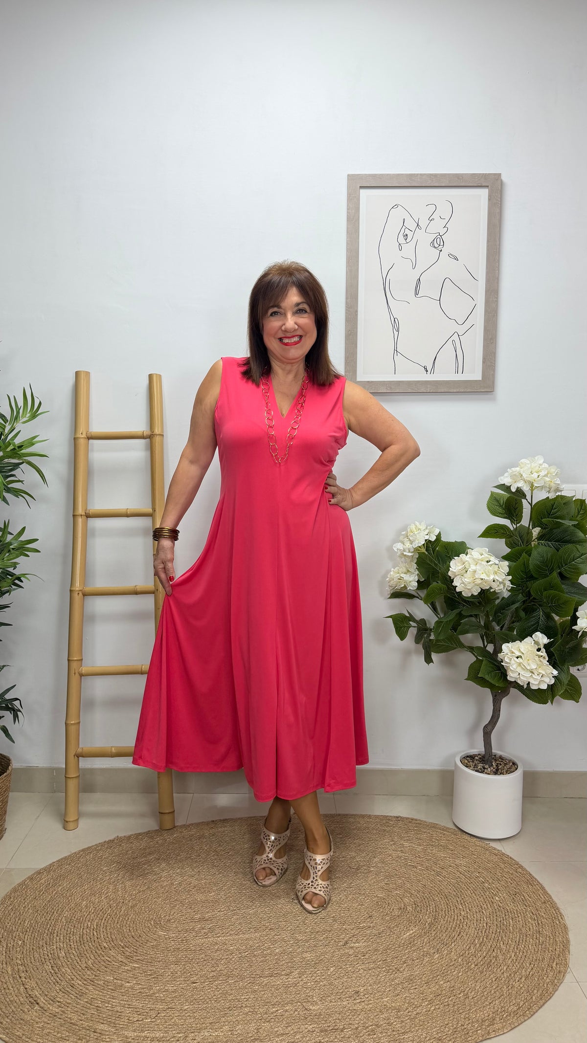Vestido Lowell Coral