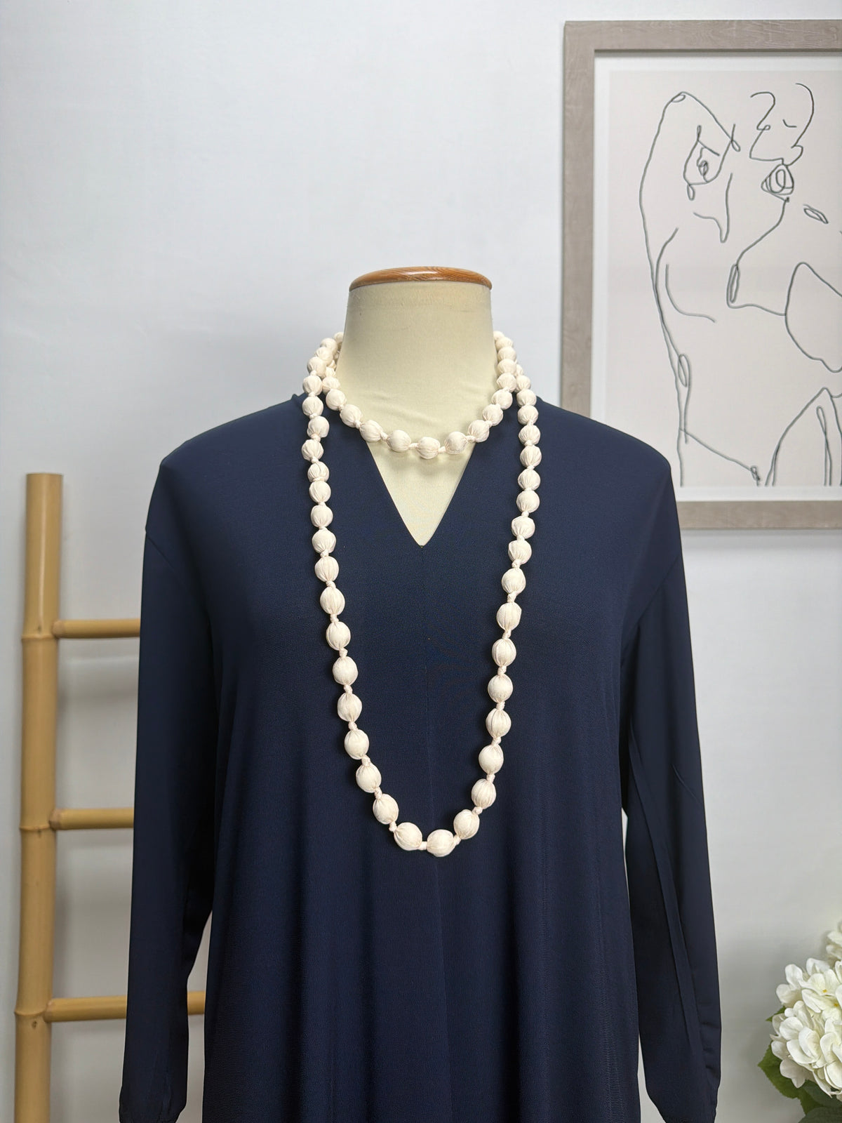 Collar Caramelo Blanco