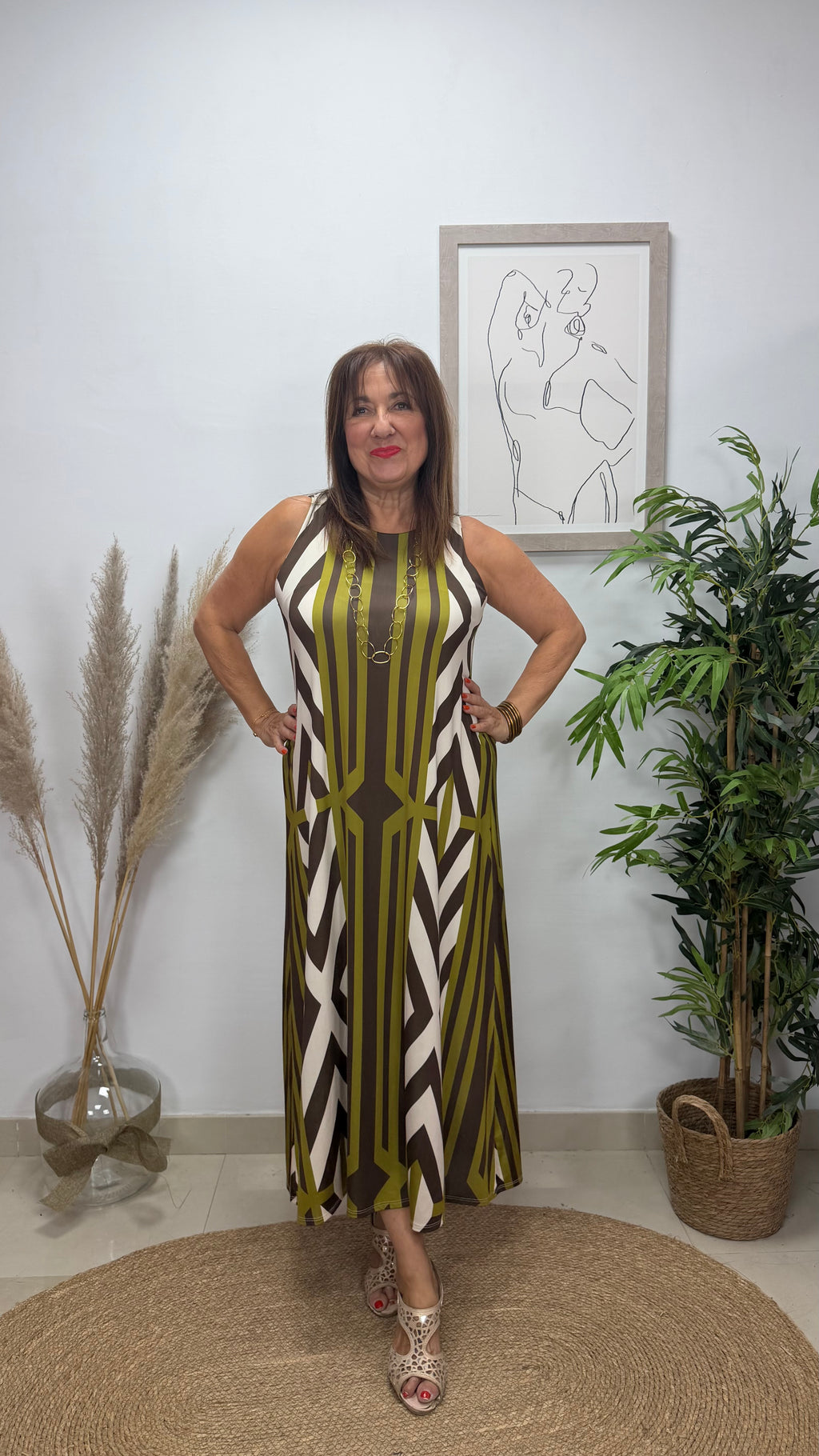 Vestido Argenta Verde