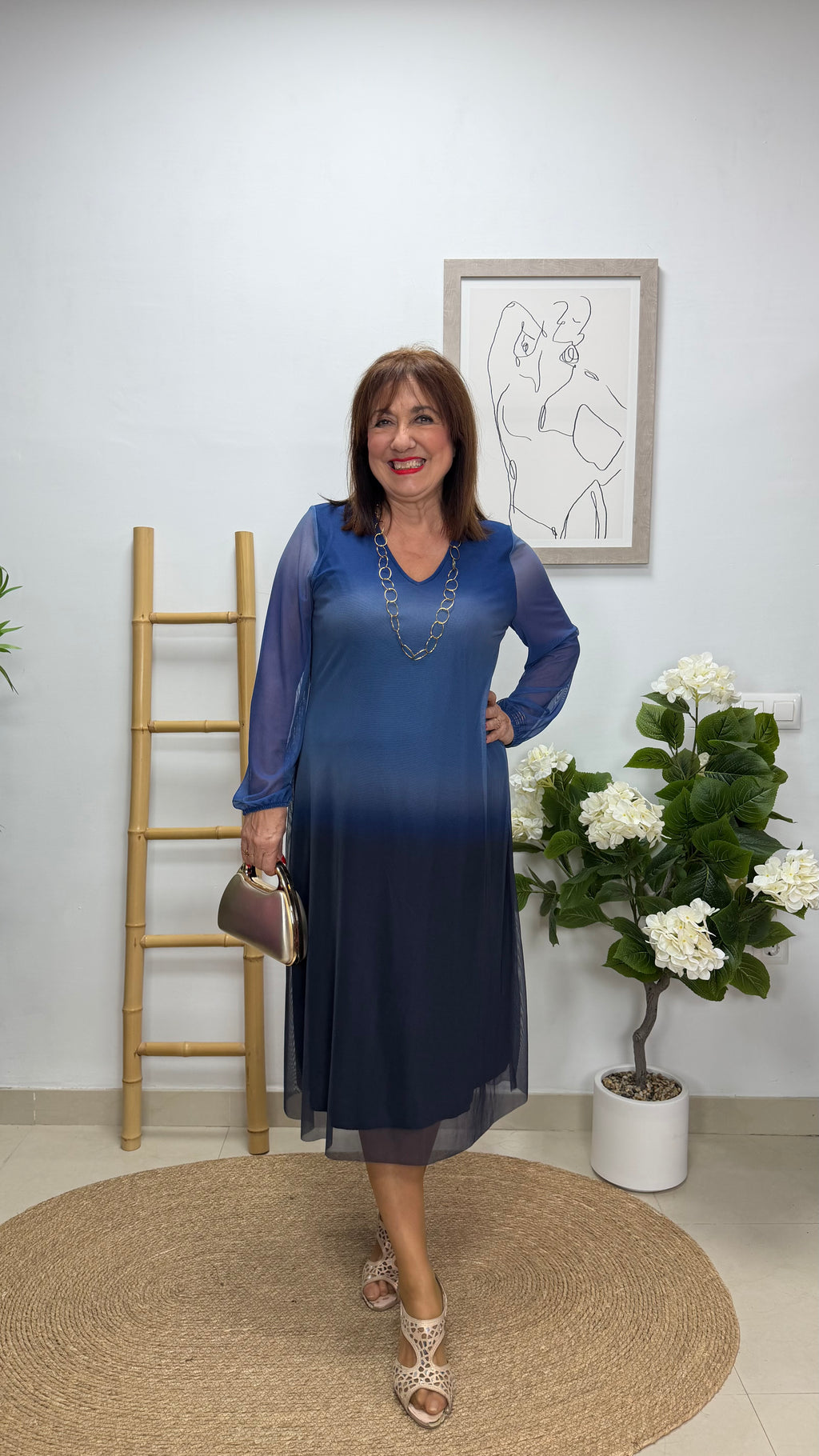 Vestido Nara Azul