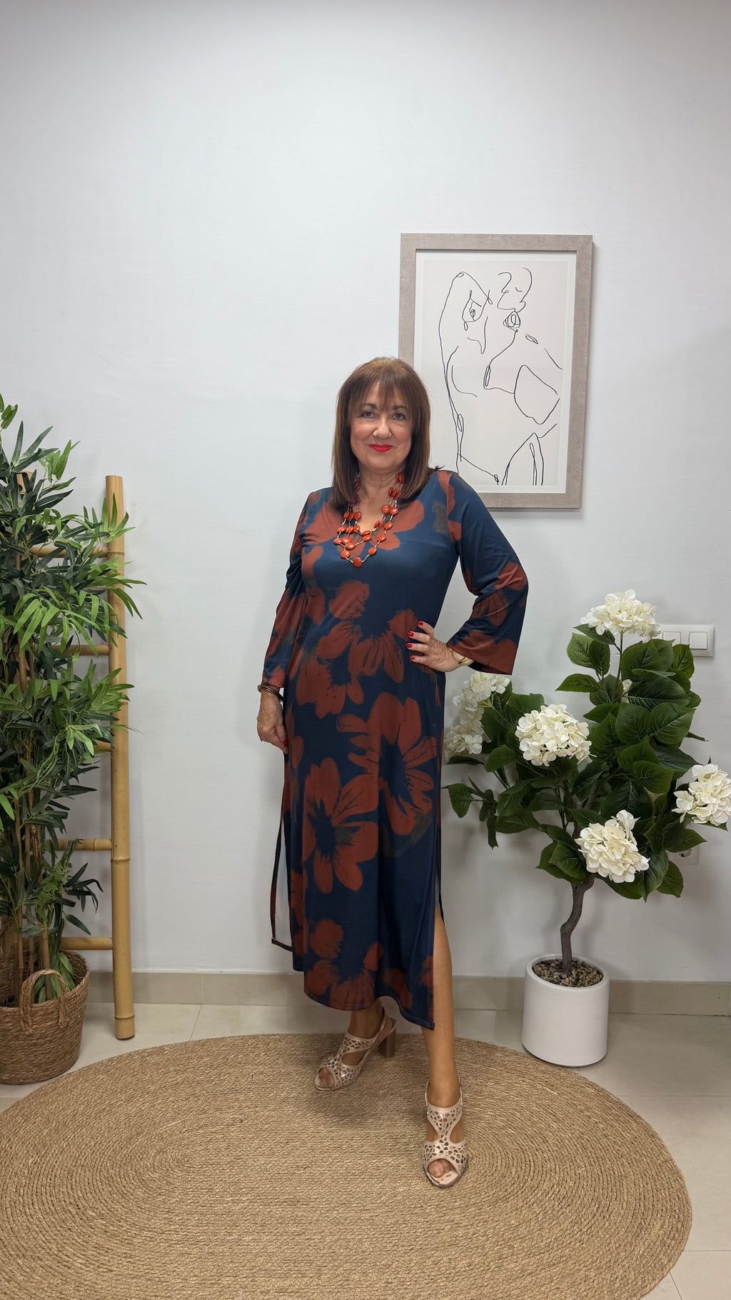 Vestido Orquídea 2 Azul