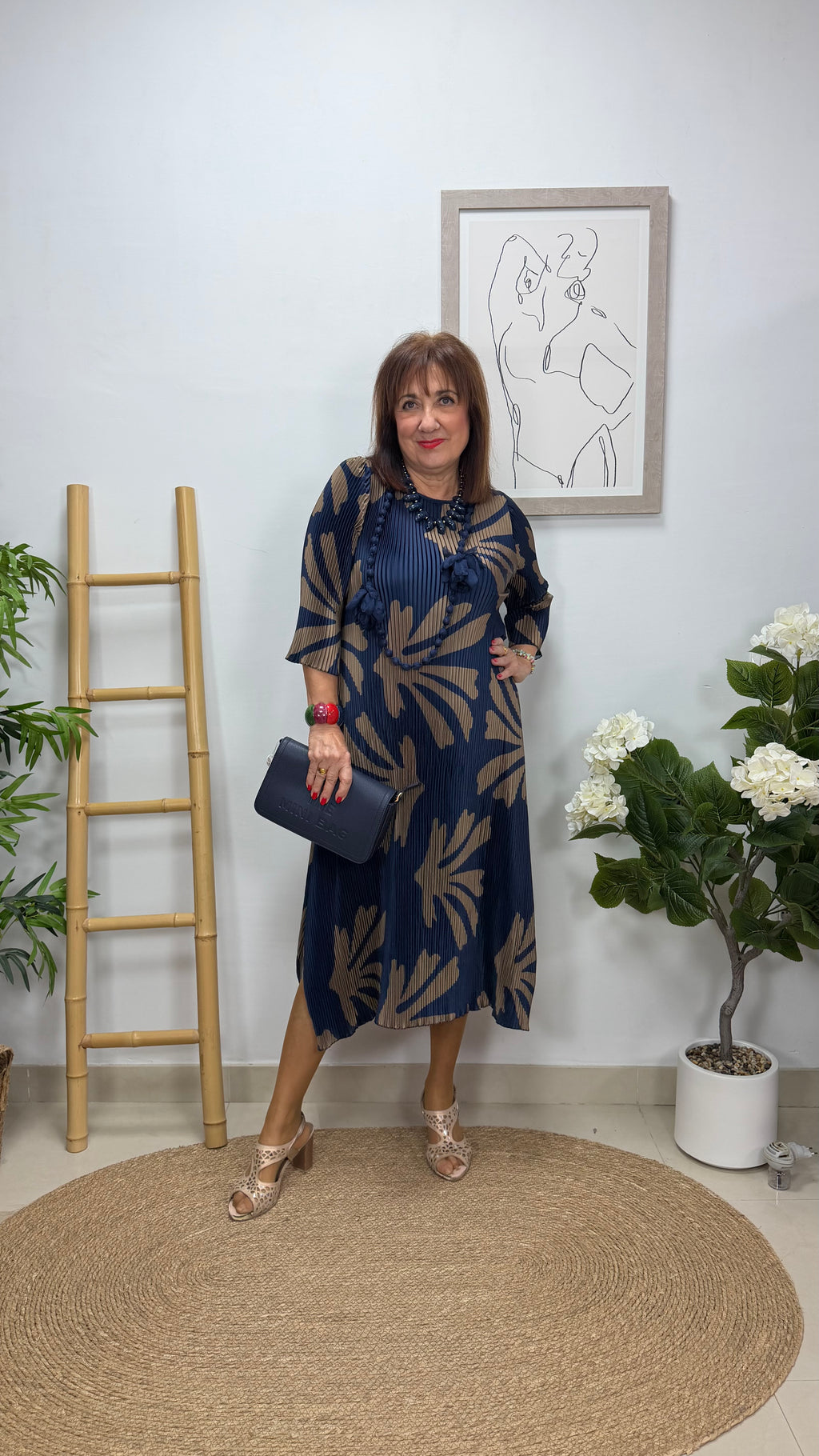 Vestido Panamá Azul