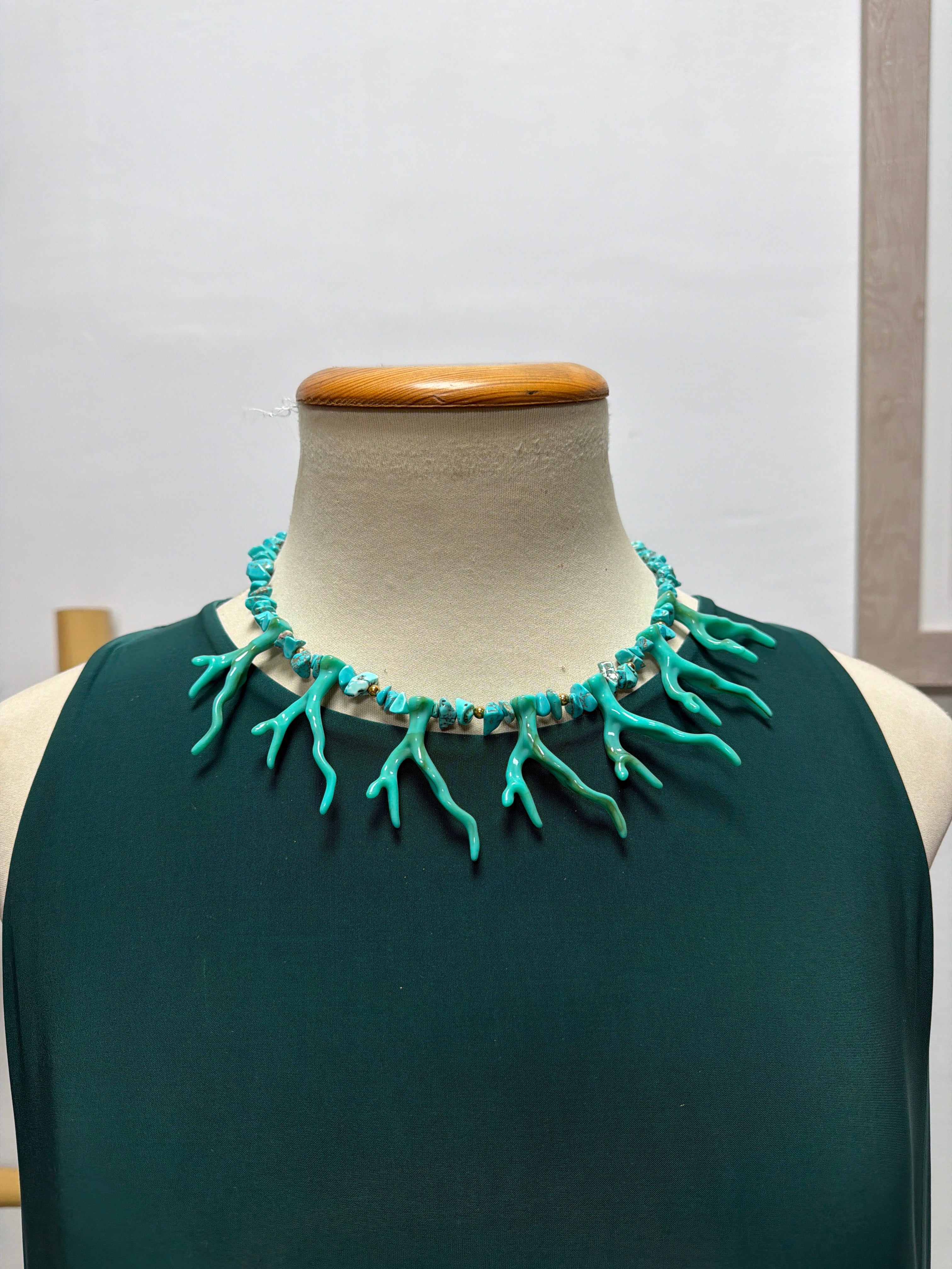 Collar Corales Azul