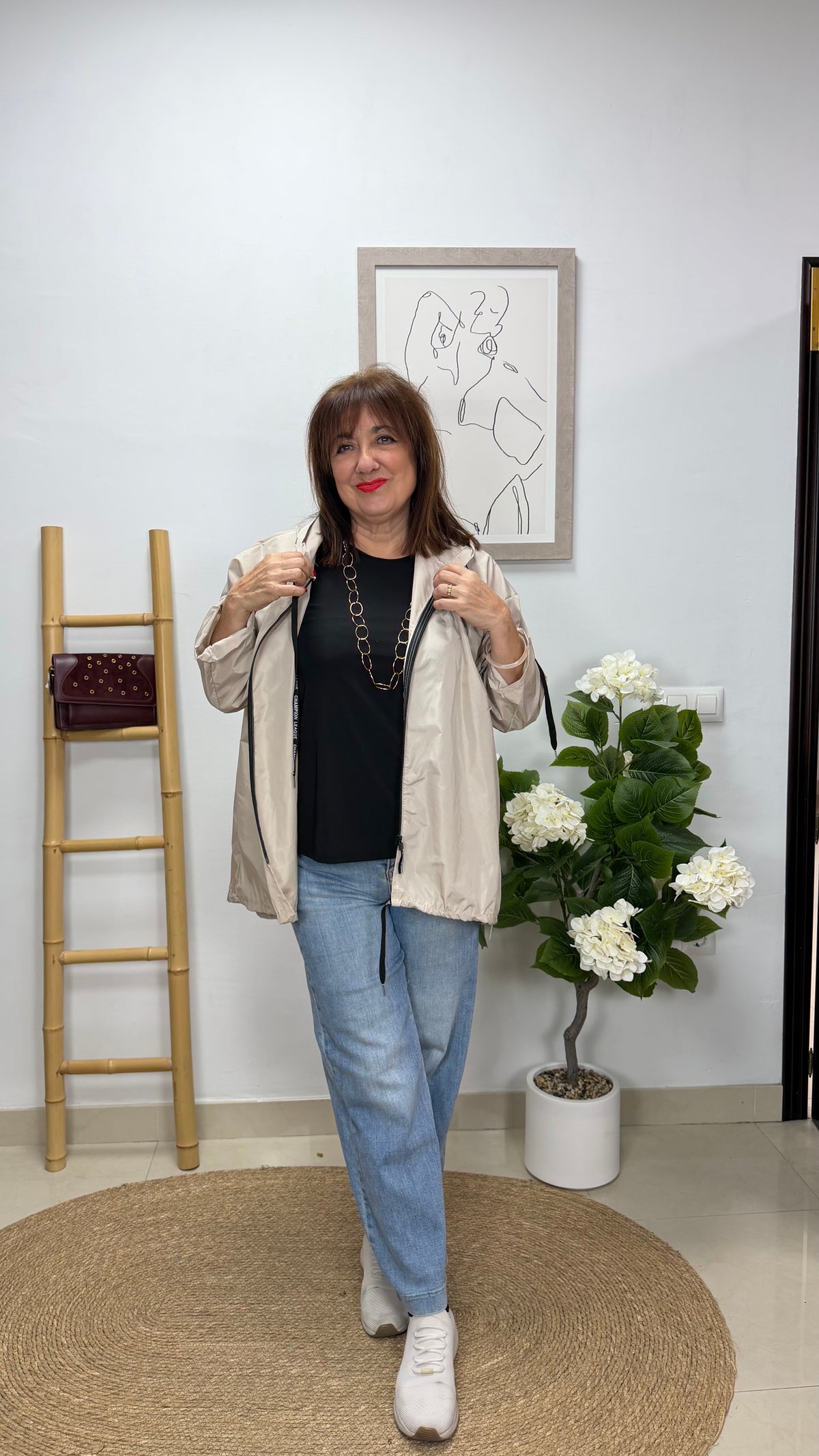 Cortavientos Beige
