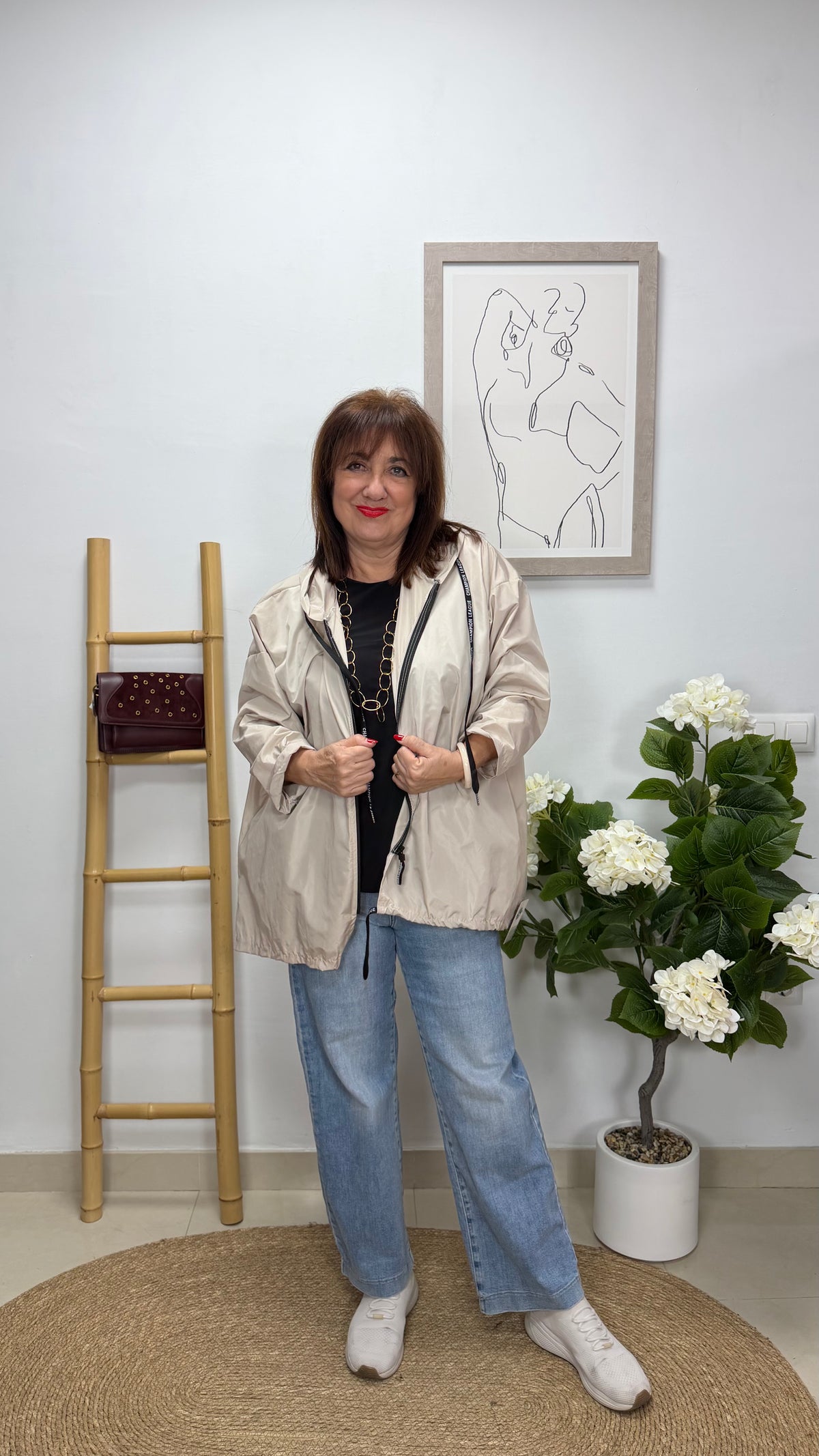Cortavientos Beige