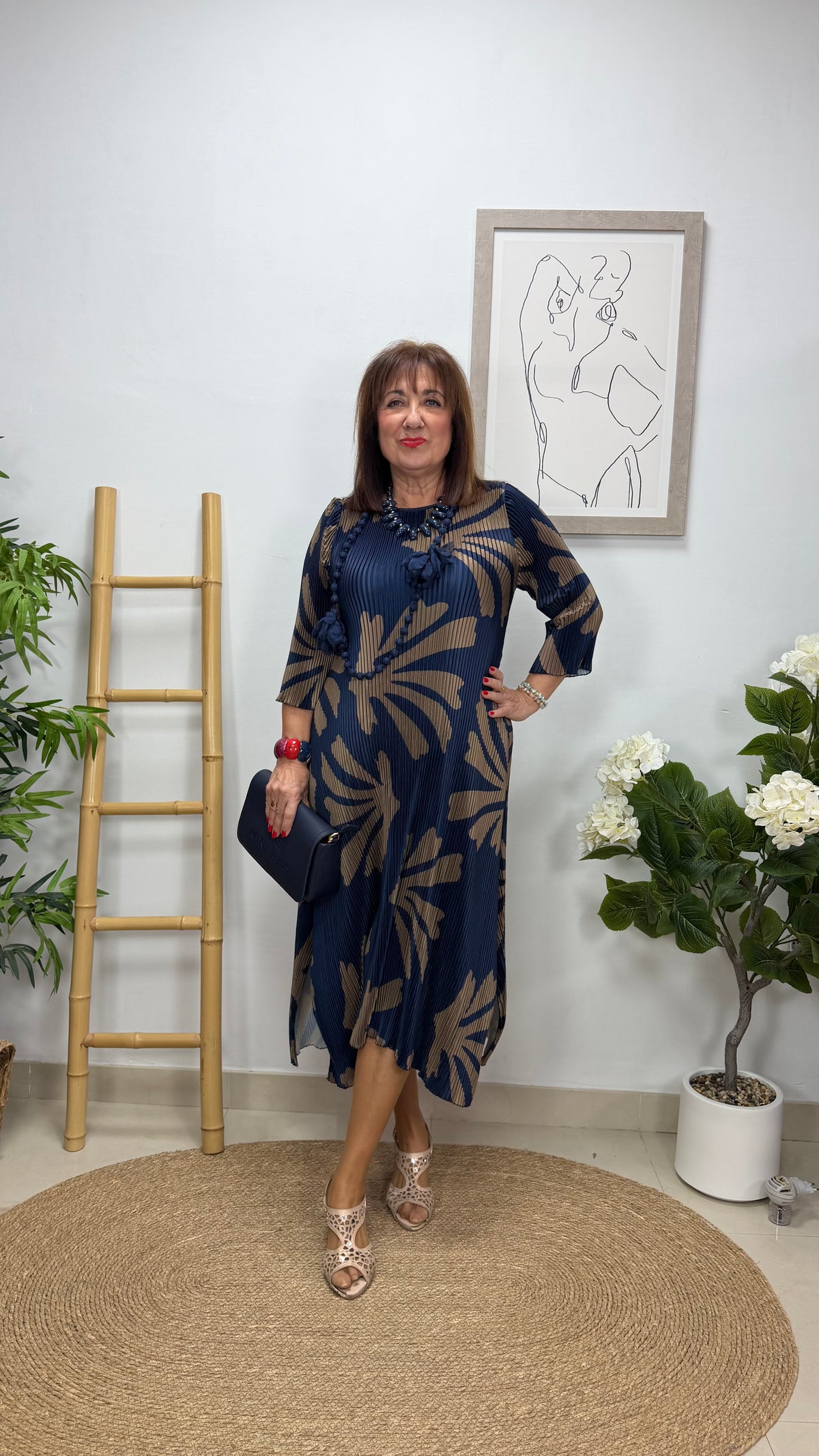 Vestido Panamá Azul