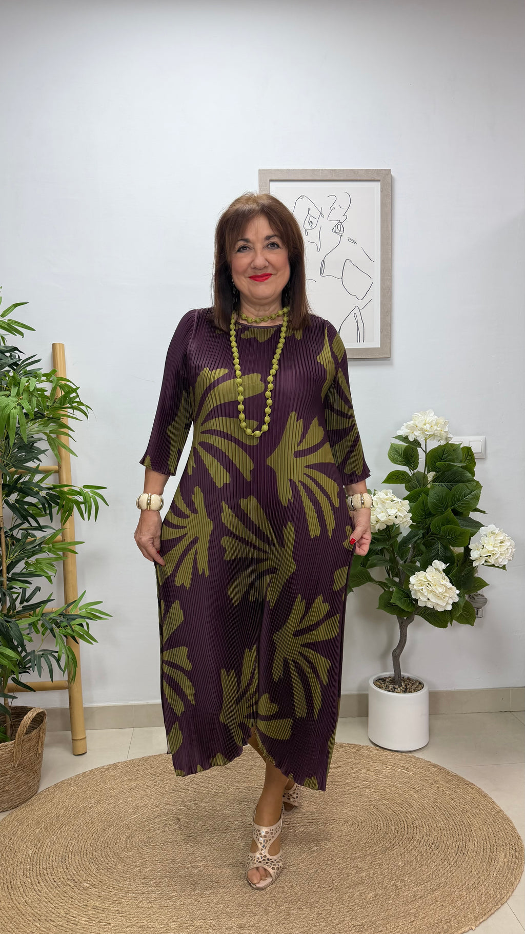 Vestido Panamá Berengena