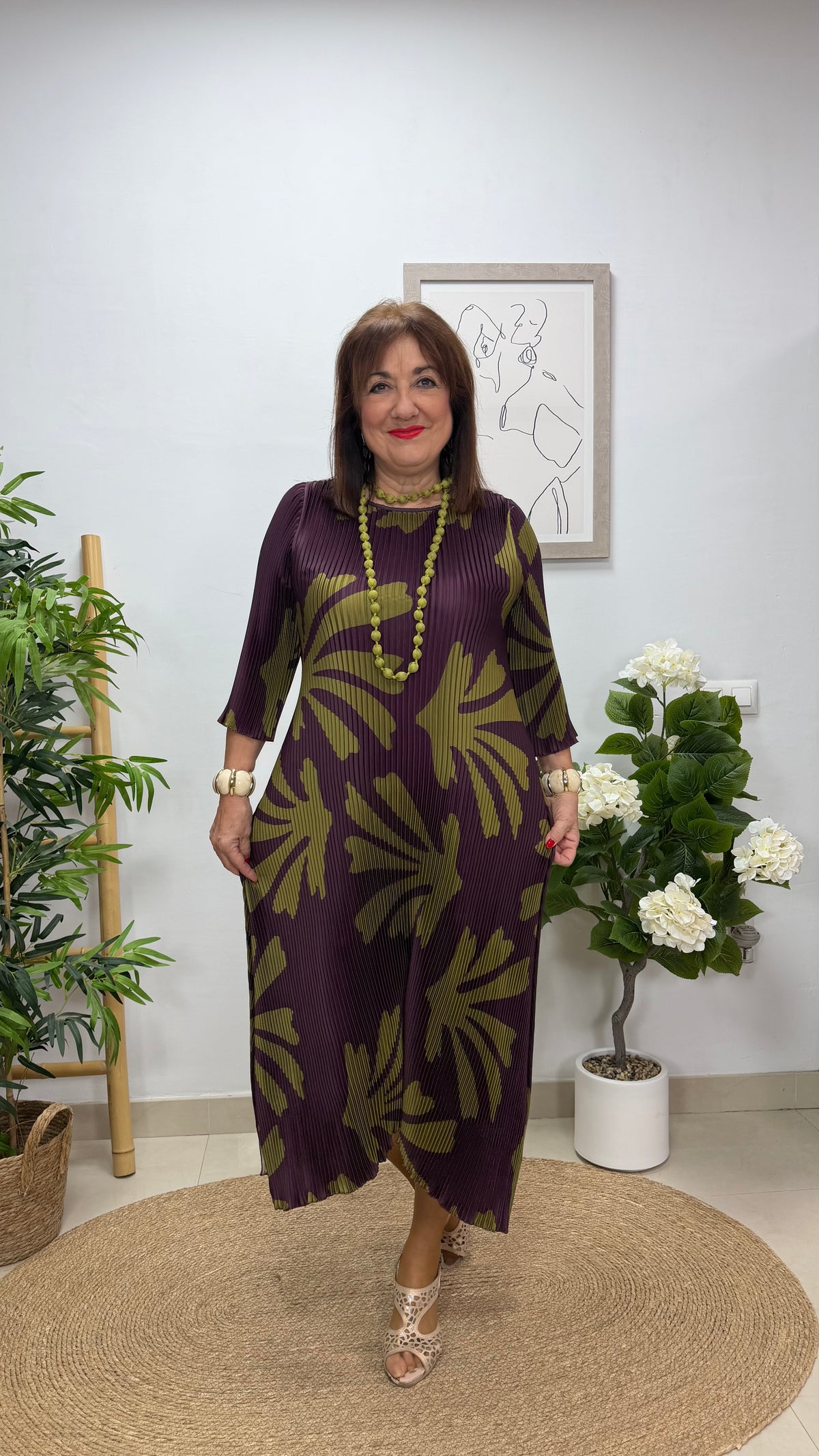 Vestido Panamá Berengena