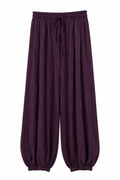Pantalón Satén Bombacho Berengena