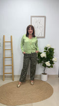 Pantalón Print Verde