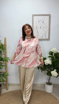 Blusa Carmina Rosa