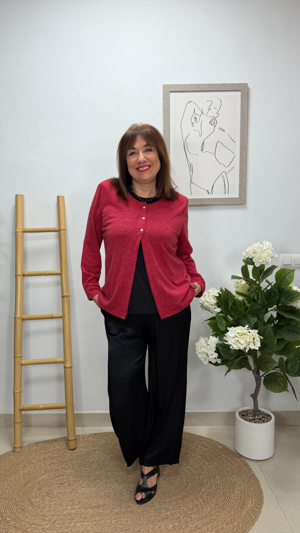 Rebeca Bobita Rojo Maquillaje