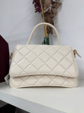 Bolso Blanco Acolchado
