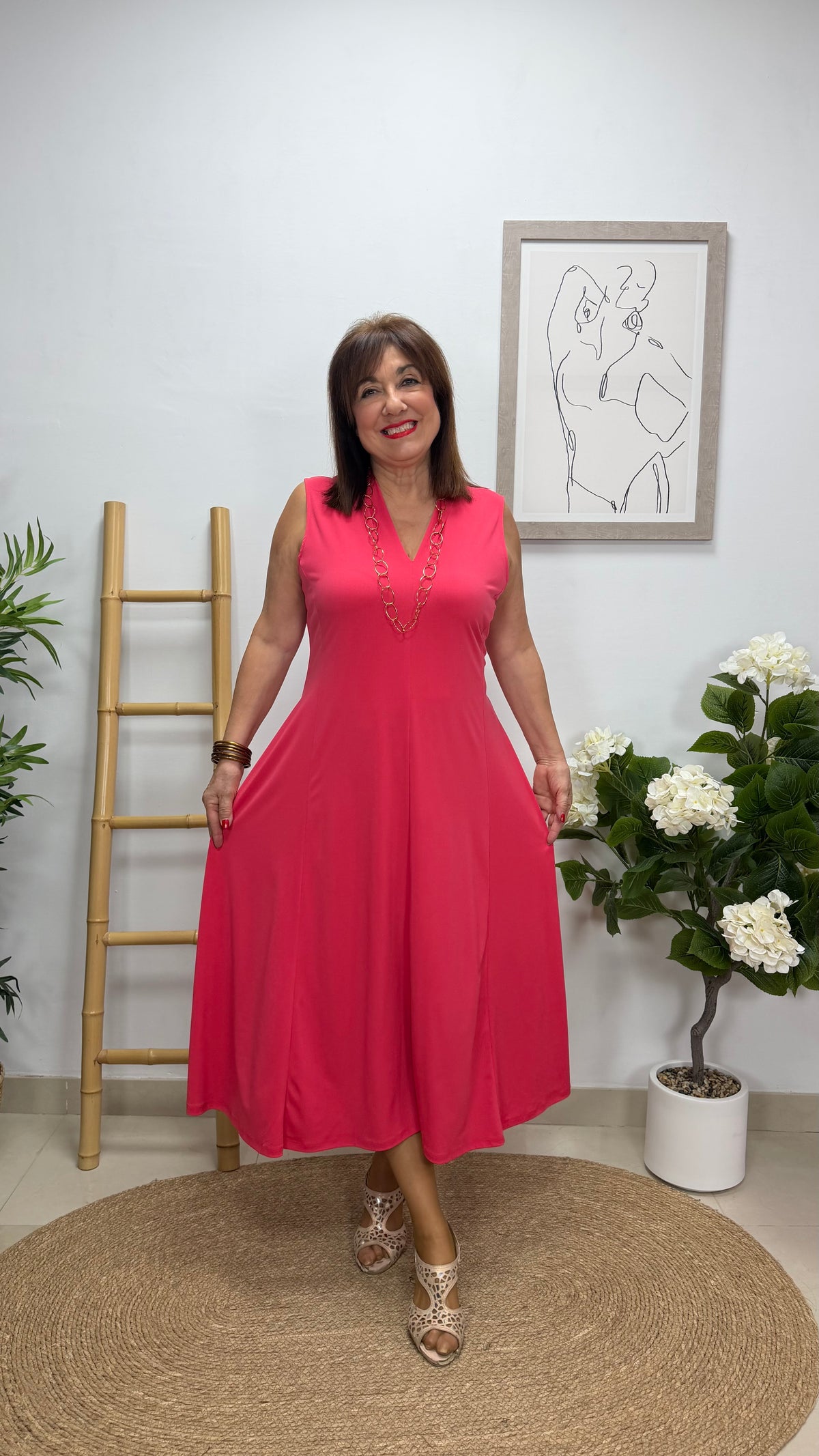 Vestido Lowell Coral