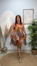 Vestido Corto Desierto Caldera