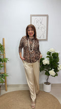 Blusa Dálmata Marrón