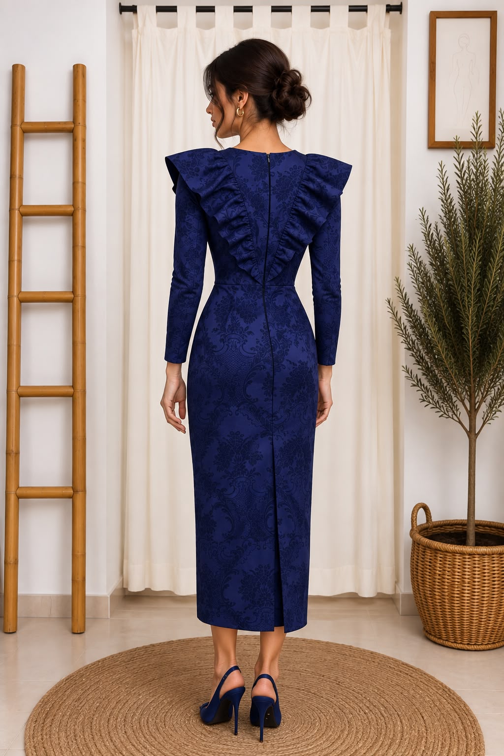 Vestido Brocado