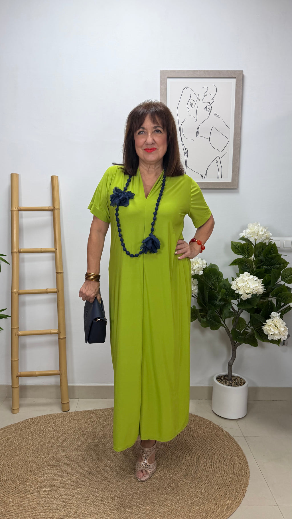 Vestido Paula Lima con manga